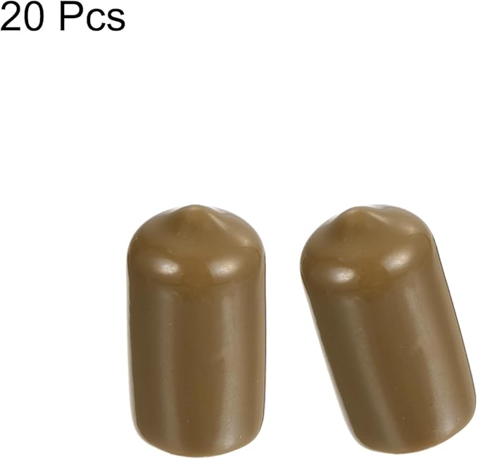 uxcell 20pcs Rubber End Caps 11mm ID Vinyl PVC Round Tube Bolt Cap Cover Screw - Image 2