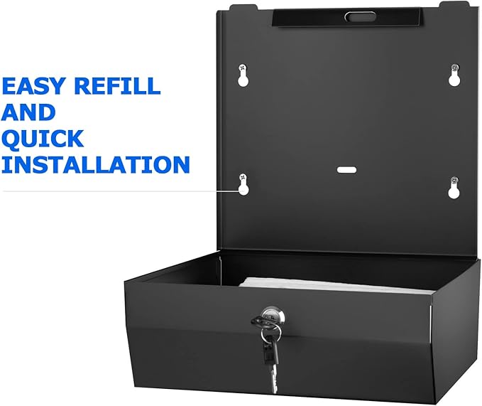 Paper Towel Dispenser Wall Mount Commercial, C Fold Multifold Hand Paper Towel - Image 3