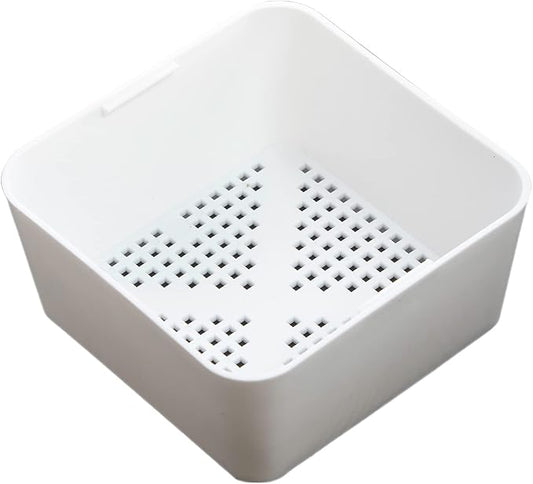 6.5-inch Floor Drain Cover Alternative, Square Sink Drain Basket by STEADYKLEEN