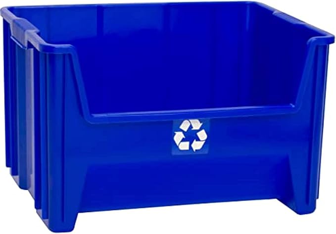 Commercial Industrial Heavy Duty Stackable Open-Front Recycling Bin Box - Image 4