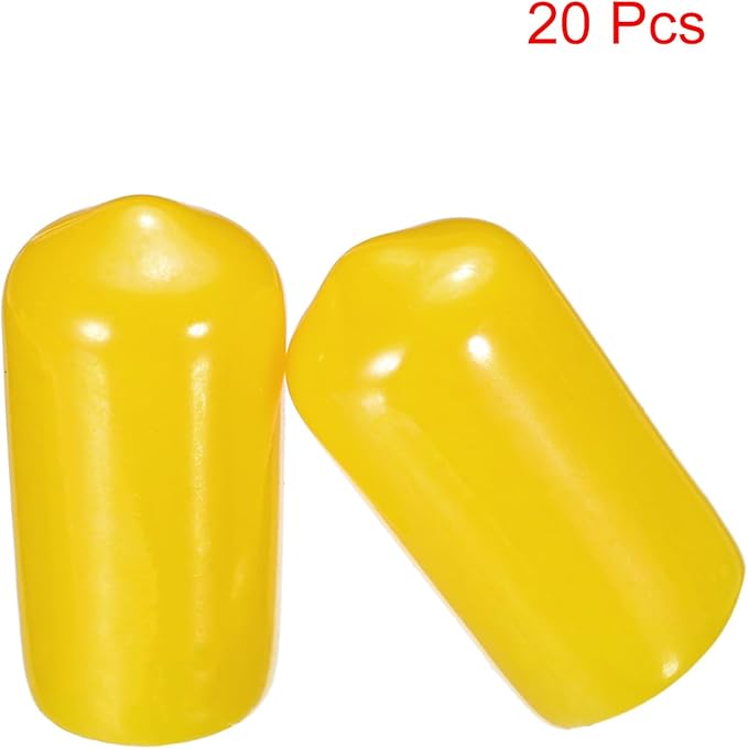 uxcell 20pcs Rubber End Caps 10mm ID Vinyl PVC Round Tube Bolt Cap Cover Screw - Image 2