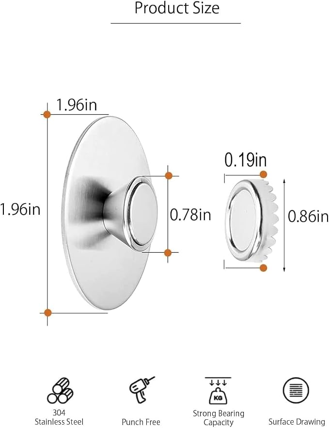 Magnetic Soap Holder Self Draining, Stainless Steel Soap Savers - Image 2