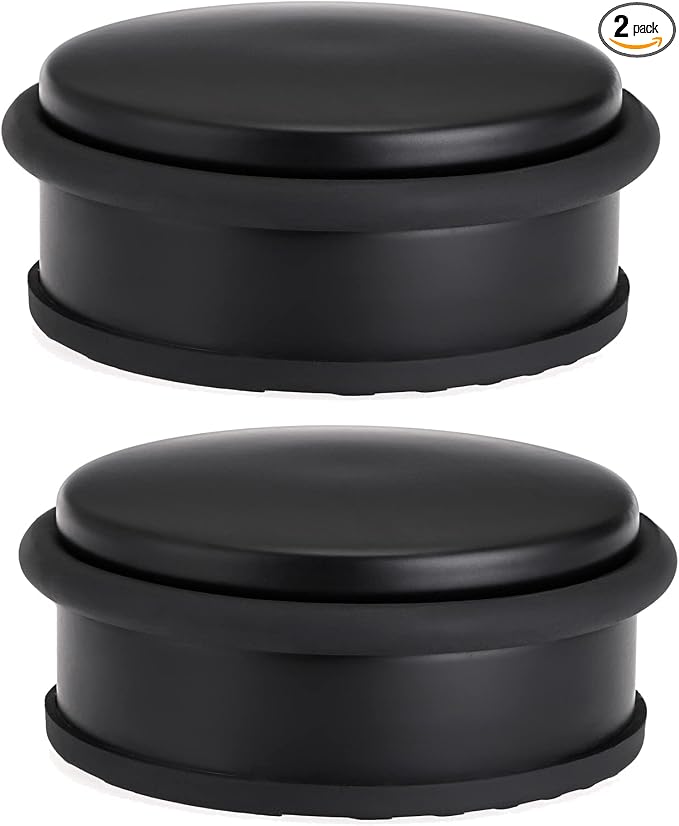 Sumnacon 2Pcs Heavy Duty Door Stoppers No Drill, Sturdy Stainless Steel Floor by Sumnacon