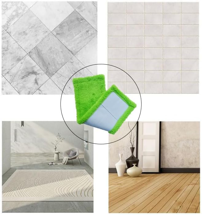 6 Pack Replacement Microfiber Hardwood Floor Mop Refill Compatible - Image 5