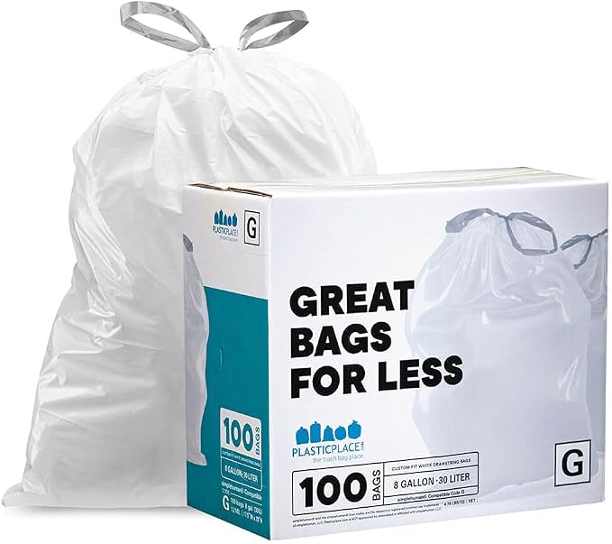 Plasticplace Custom Fit Trash Bags, Compatible by Plasticplace