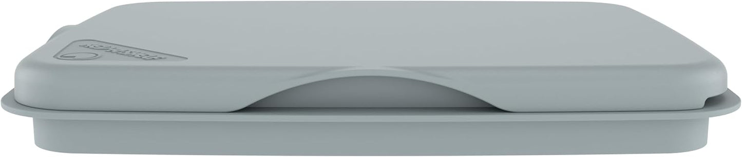 Rev-A-Shelf Gray Polymer Bi-Directional Lid 35 and 50 qt. Waste Containers