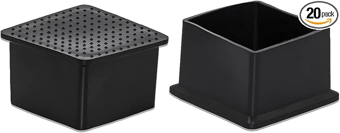Flyshop Flexible Anti-Scratch PVC Patio Chair Table Leg Caps Tips Floor by Flyshop
