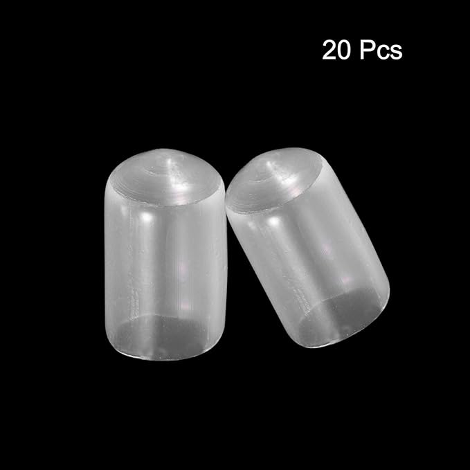 uxcell 20pcs Rubber End Caps 9mm ID Vinyl PVC Round Tube Bolt Cap Cover Screw - Image 2