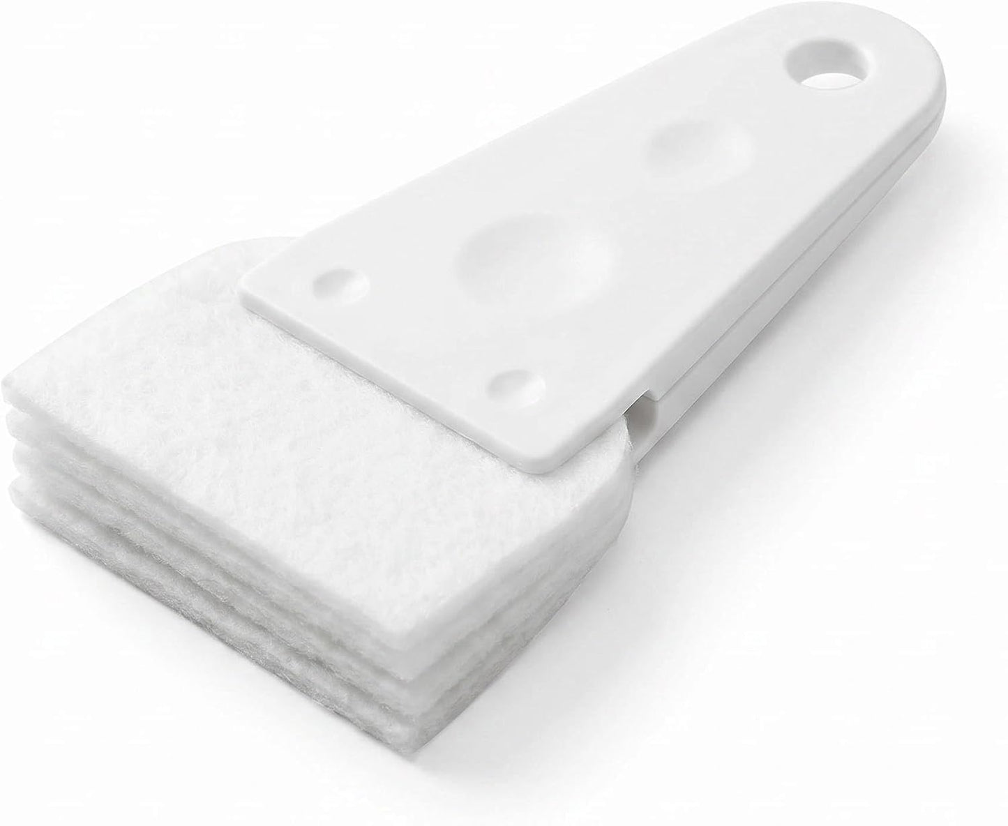 1 Pcs Duster Bendable Fan Duster Plastic Dust Cleaner Microfiber Head Ceiling Brush Reusable Dirt Remover for Fan Air Conditioning Home Vents Shutters