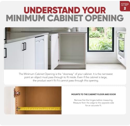 Rev-A-Shelf Pullout Organizer w/Blum Soft-Close, Min Cabinet Opening 5.5" W
