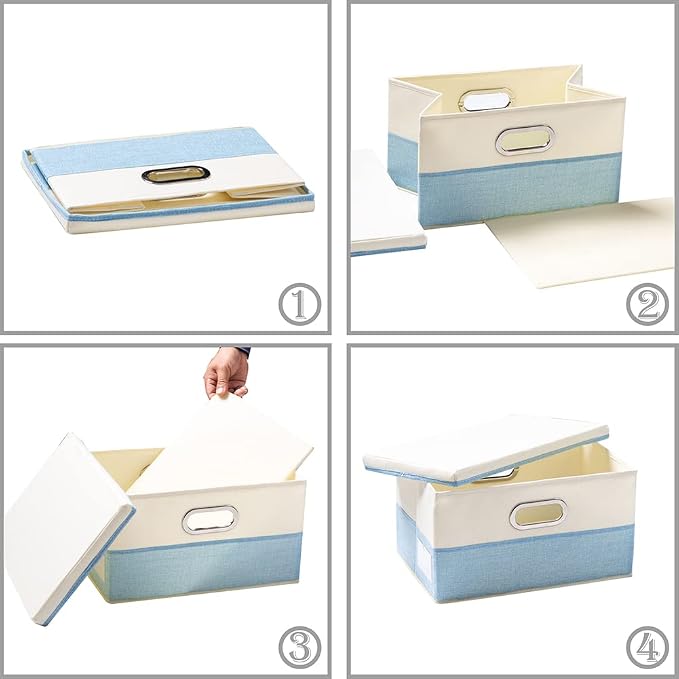 PRANDOM Large Foldable Storage Boxes - Image 5