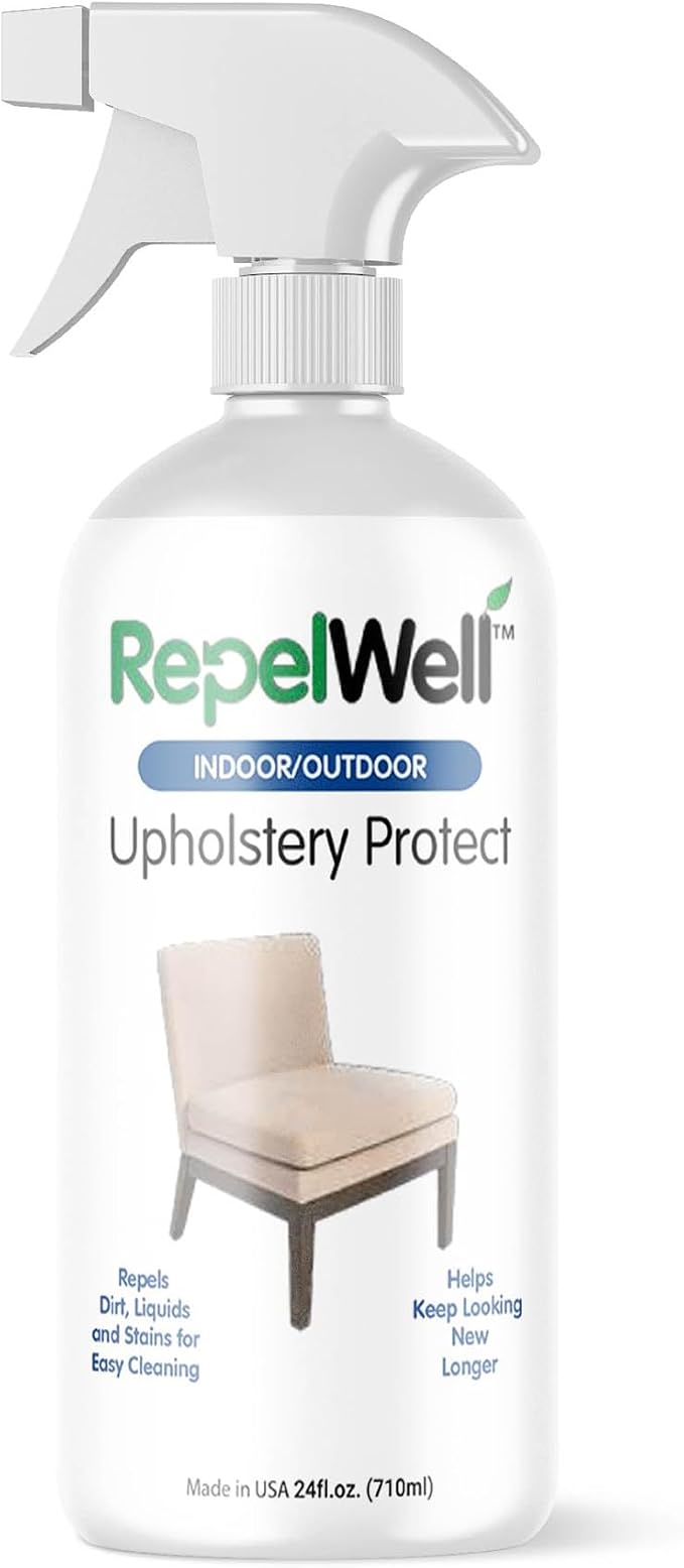 Eco-Friendly Upholstery Protect Stain & Water Repellent Spray 24oz – Non-Toxic by RepelWell