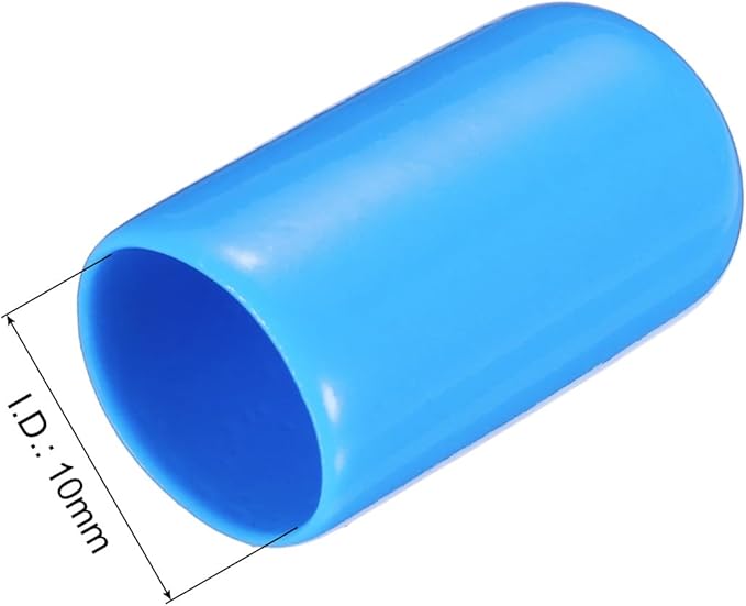 uxcell 20pcs Rubber End Caps 10mm ID Vinyl PVC Round Tube Bolt Cap Cover Screw - Image 3