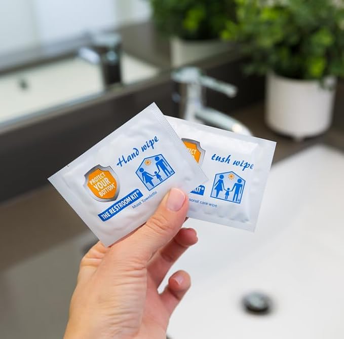 The Restroom Kit – Mini Toilet Paper & Travel Hygiene Kit | to Go Toilet Paper - Image 9