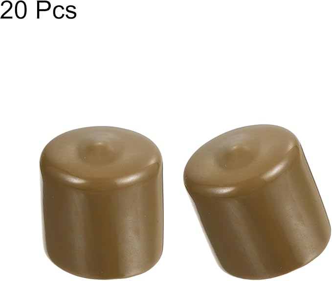 uxcell 20pcs Rubber End Caps 26mm ID Vinyl PVC Round Tube Bolt Cap Cover Screw - Image 2