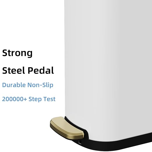 2.6 Gallon Slim Bathroom Trash Can - Image 7