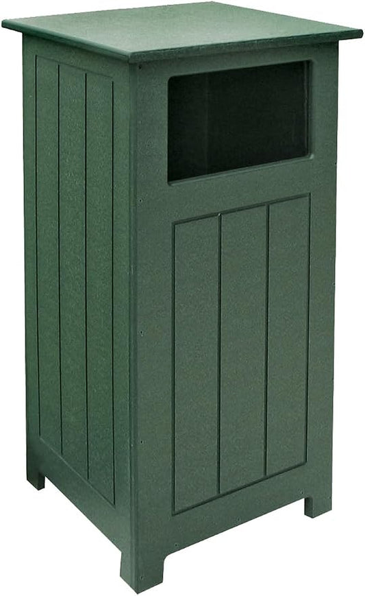 GT1246 Recycled Plastic Beechwood Side Load Trash Enclosure by JFMGolf