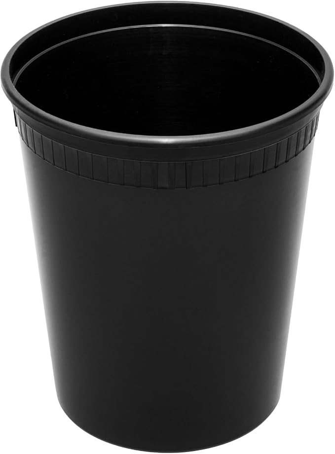 Karat [32oz - 240 ct Black PP Injection Molded Round Deli Containers - Image 8