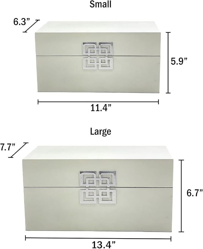 Galt International Storage Box Set Decorative Storage Box w/Hinged Lid Classic - Image 6