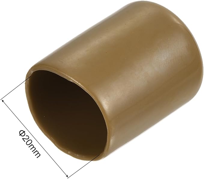 uxcell 20pcs Rubber End Caps 20mm ID Vinyl PVC Round Tube Bolt Cap Cover Screw - Image 3