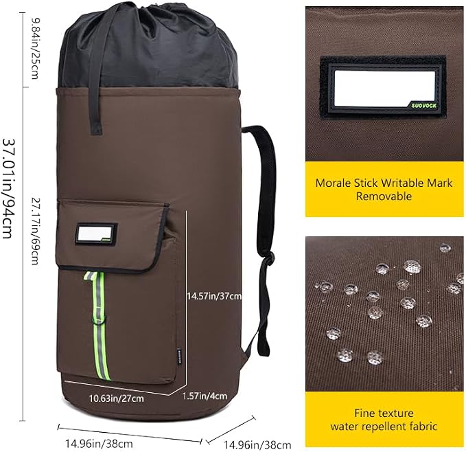 laundry bag backpack, extra-large heavy duty laundry bags, laundry backpack - Image 4
