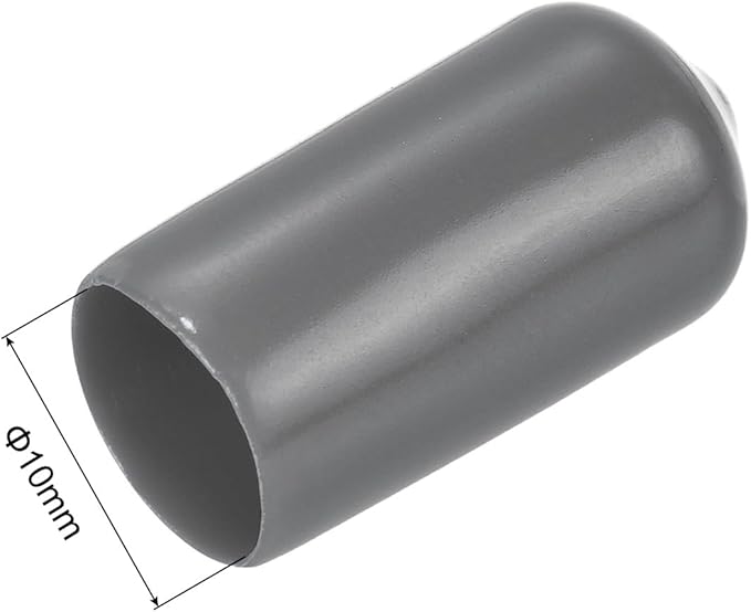 uxcell 20pcs Rubber End Caps 10mm ID Vinyl PVC Round Tube Bolt Cap Cover Screw - Image 3