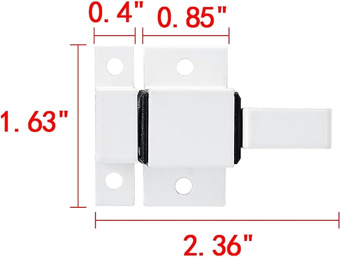 2 Packs Spring Door Lock, Security Latch - Image 2