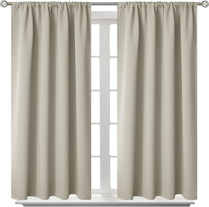 BGment Rod Pocket Blackout Curtains by BGment