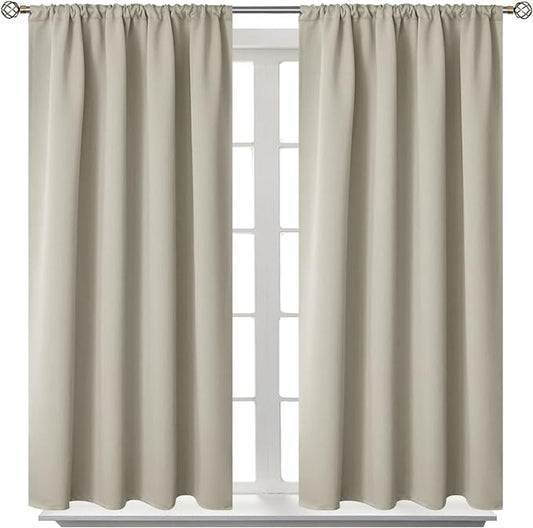 BGment Rod Pocket Blackout Curtains by BGment