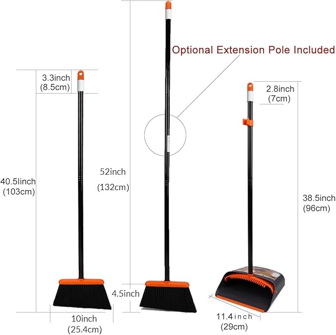 TreeLen Broom and Dustpan Set - Image 2