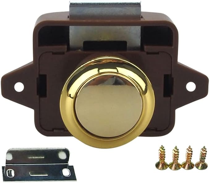Encell Set of 5 Push Button Latch Cupboard by Encell