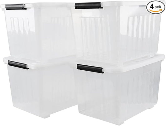 50 Quart Clear Storage Container by Unknown