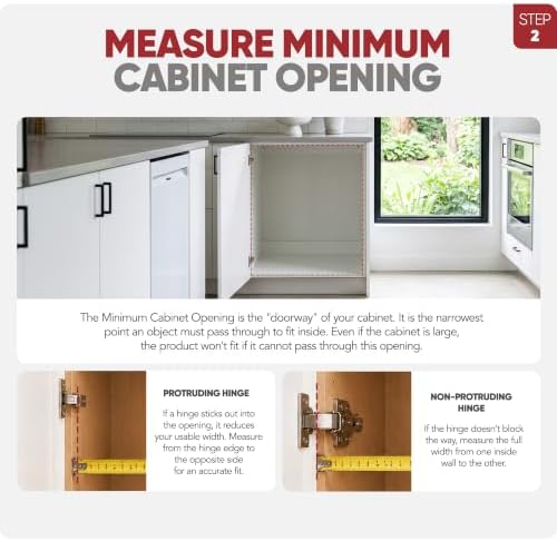 Rev-A-Shelf Pullout Organizer for Cabinets, Min Opening Width of 11.5"
