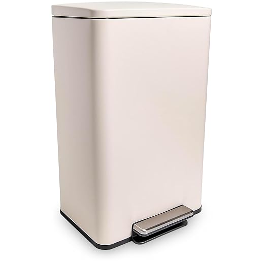 50 Liter / 13.2 Gallon Soft-Close, Smudge Resistant Trash Can by SIMPLI-MAGIC