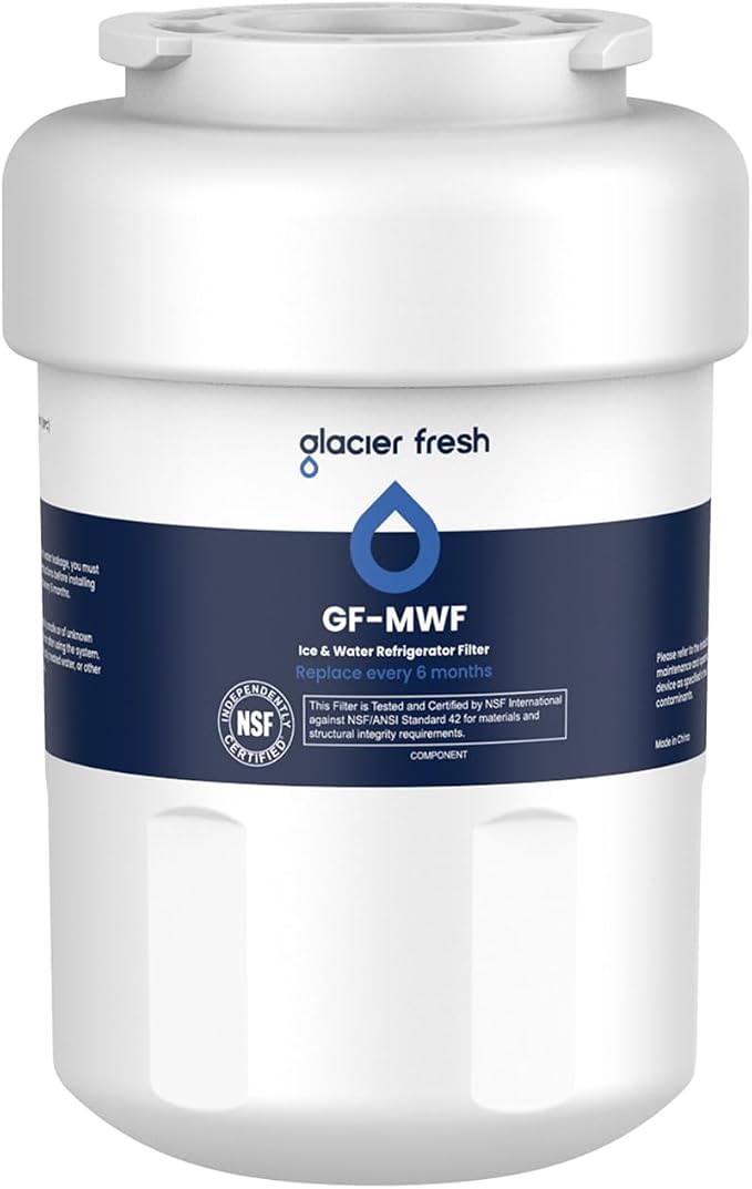 GLACIER FRESH Replacement for MWF Refrigerator Water Filters, SmartWater MWFP by GLACIERFRESH
