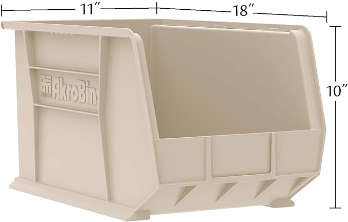 Akro-Mils 30260 AkroBins Plastic Storage Bins, Space-Saving Stackable Bins - Image 3