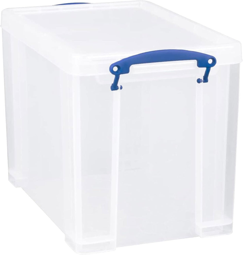 Really Useful Box 19 Liter Plastic Stackable Storage Container w/Snap Lid &am...