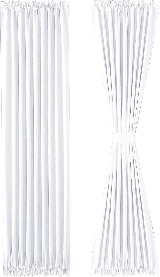 DWCN French Door Curtains – Rod Pocket Thermal Curtain - Image 7