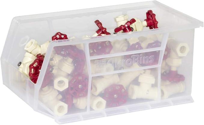 Akro-Mils 30240 AkroBins Plastic Storage Bins, Space-Saving Stackable Bins - Image 3