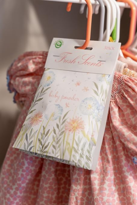 WILLOWBROOK | Fresh Scents Scented Sachet Packet | Baby Powder | Air Freshener - Image 7