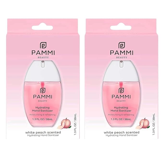 PAMMI Power Mist Hydrating Hand Sanitizer Spray, Portable Travel Size Pocket by PAMMI