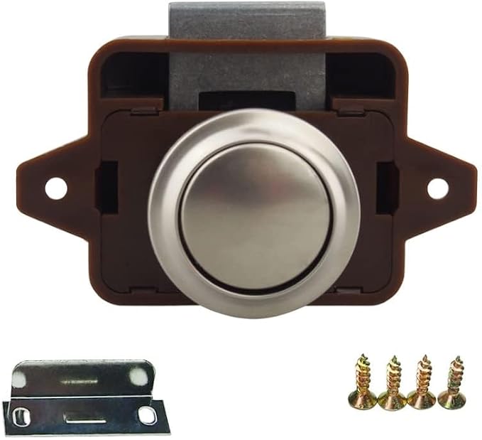 Encell Set of 5 Push Button Latch Cupboard - Image 2