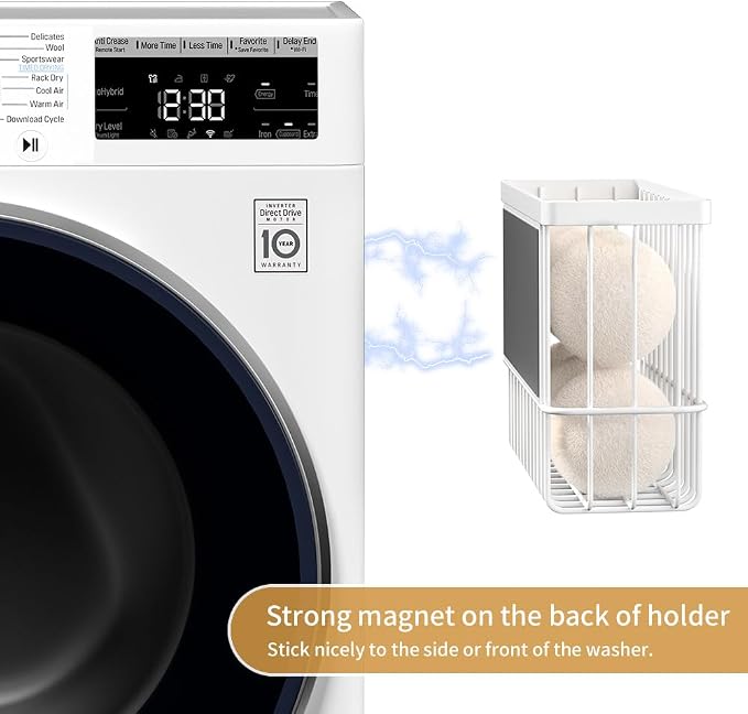 Magnetic Dryer Ball Holder for Laundry Room Organization and Storage, Magnetic - Image 2