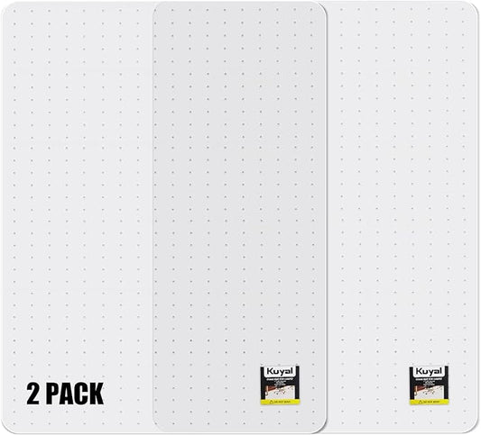 Kuyal Office Chair Mat for Carpet, 2 Pack 36x 48 Clear Heavy Duty Computer by Kuyal