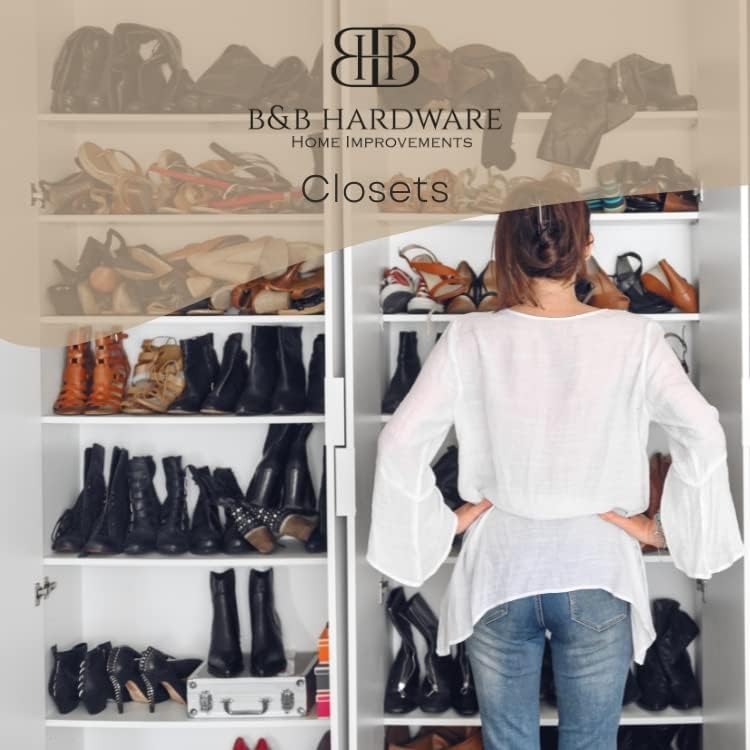B&B HARDWARE White Cabinet Shelves Melamine - Custom Cut to Size - Ideal ...