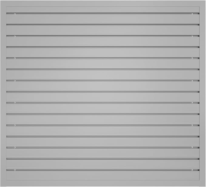 NeatiEase Slatwall Panel Wall Storage Systems, 4 x 4ft Slat Wall Paneling by NeatiEase