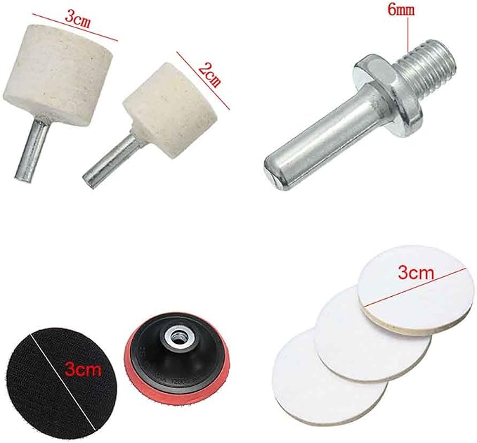 9pcs/Set Glass Polishing Kit, Deep Scratch Remover - Image 7