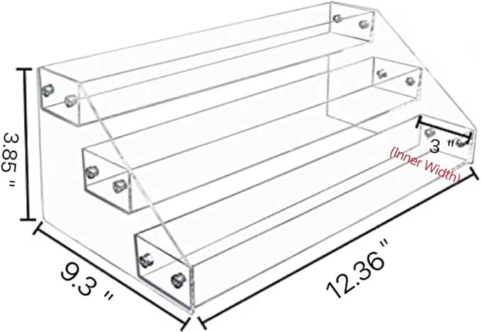 PMMASTO Widen Tiered Spice Rack, Seasoning Organizer, Kitchen Organization and - Image 2