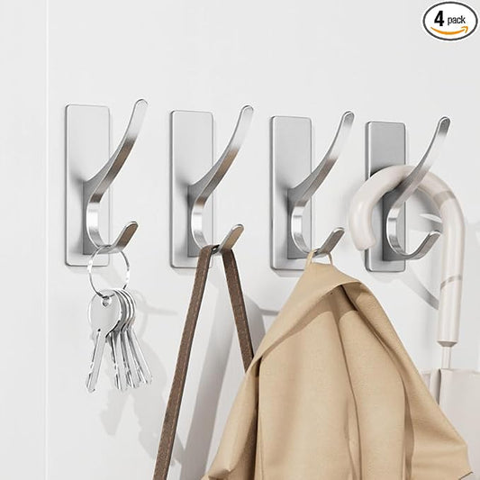Self-Adhesive Coat Hooks for Hanging by pickpiff
