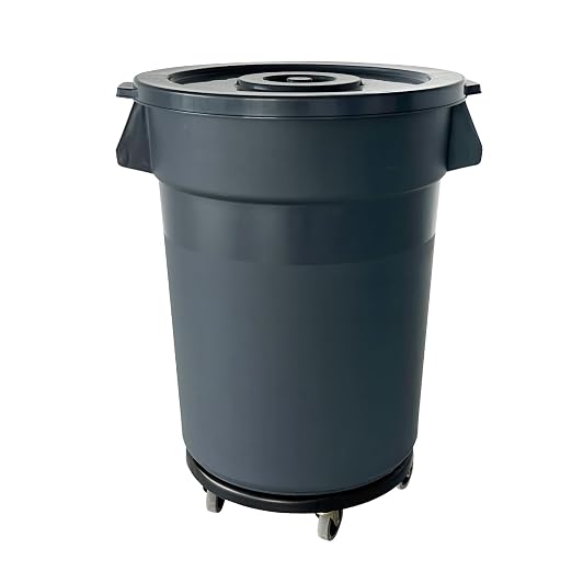 32 Gallon Outdoor Trash Can, Outdoor Trash Can by RedFinches